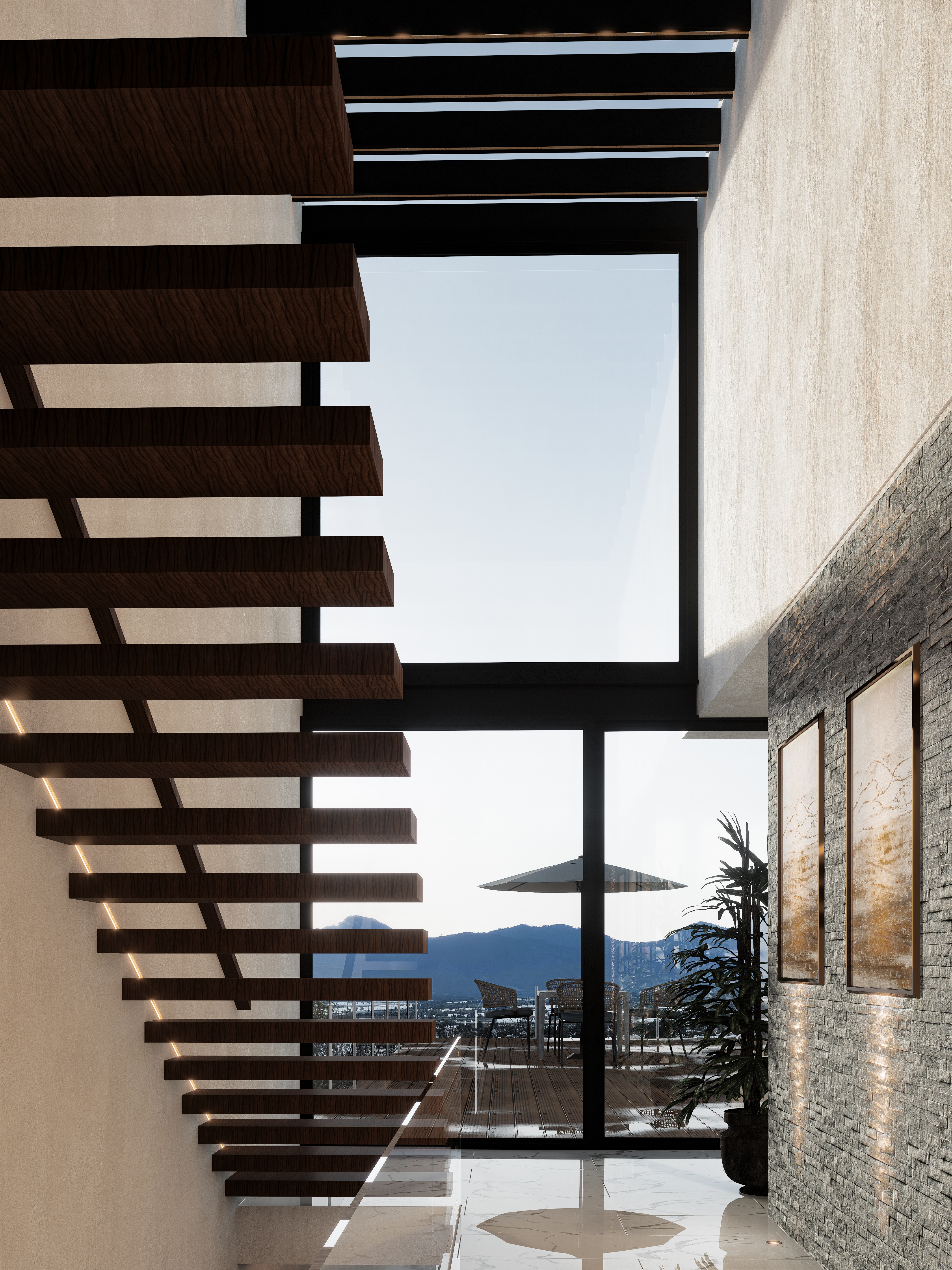 Interior de obra terminada