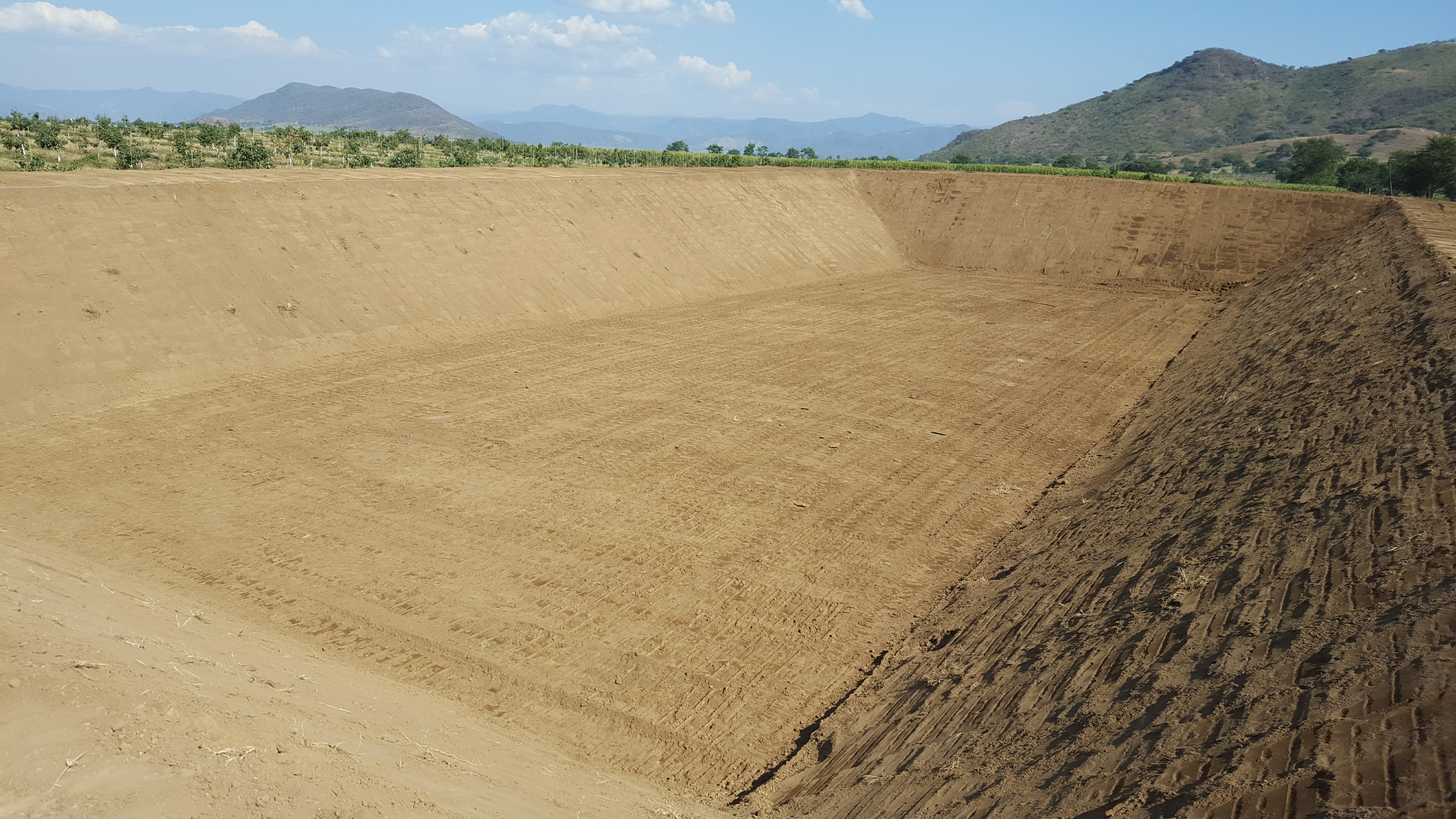 Construcción de reservorio de agua